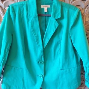 Bright Teal Blazer